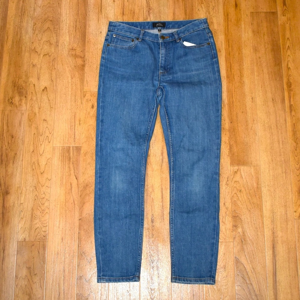APC High Standard Jeans Womens 26 Blue Slim Tapered MId Rise Denim